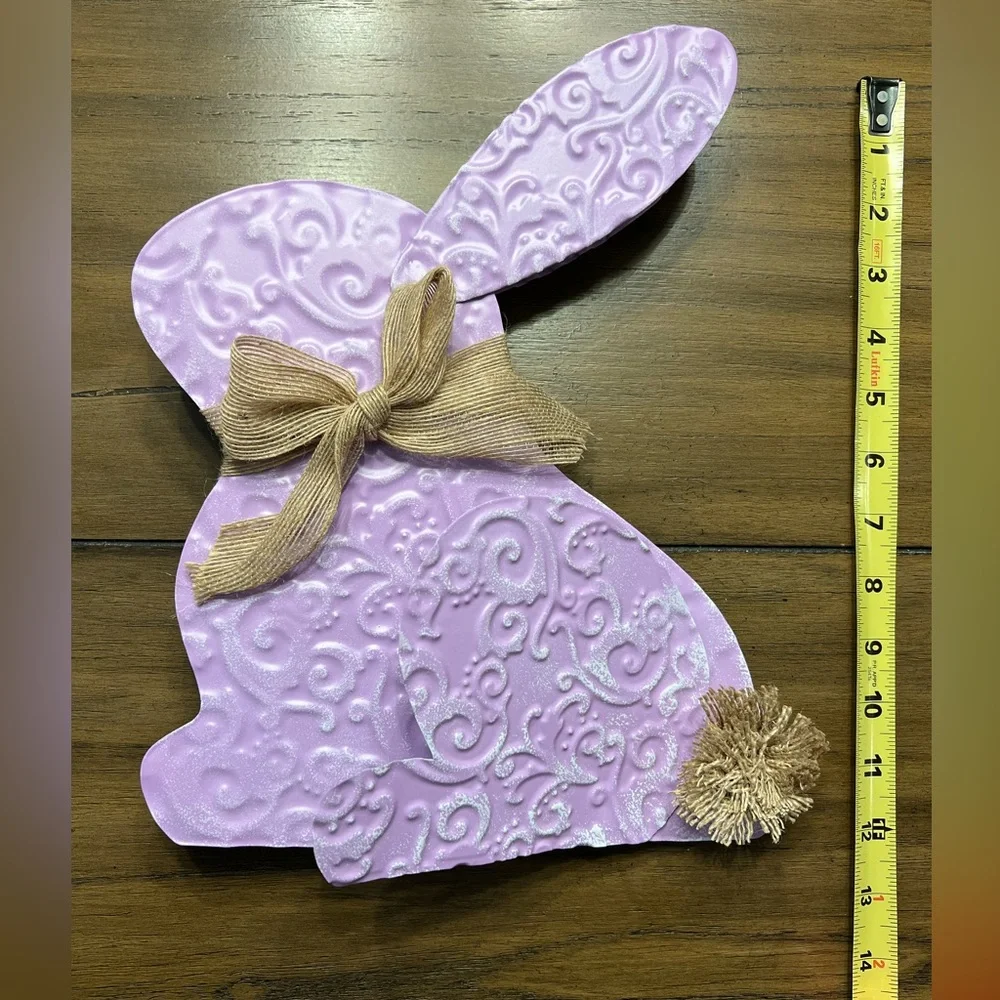 Purple Metal Bunny - Picture 3 of 4